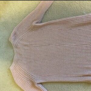 Faded Glory Pink Cablenet Sweater Size (8-10)